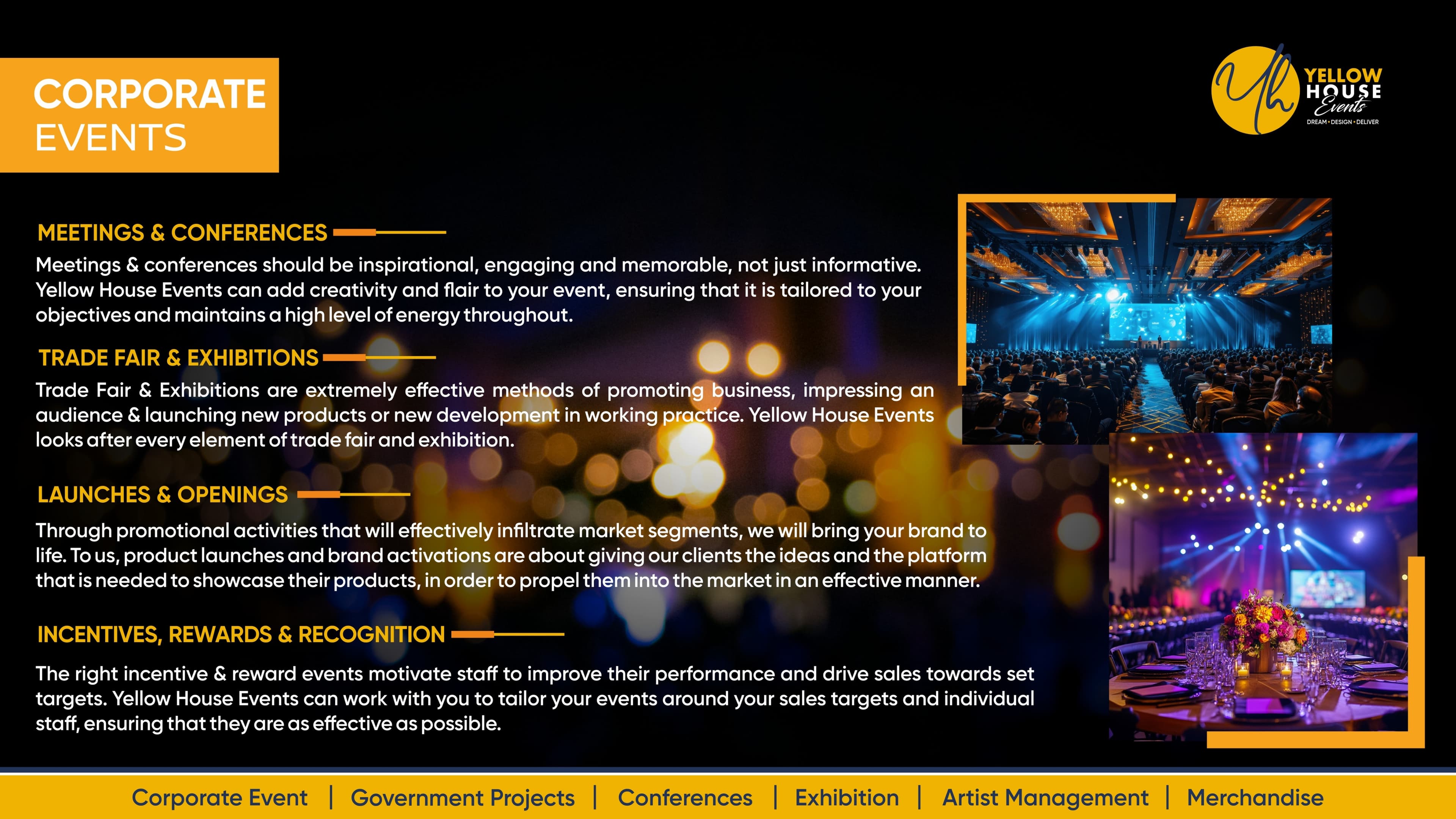 Corporate Event Stage